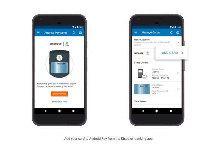 Android Pay now incorporates with many mobile banking apps