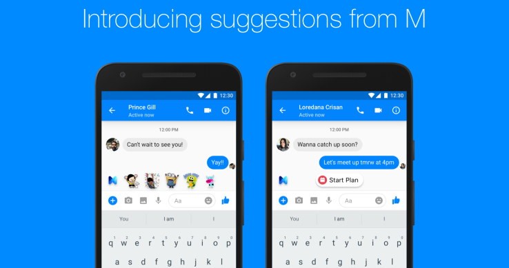 Facebook’s new AI bot ‘M’ competes with Apple Siri