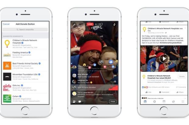 Facebook's new tool "Personal Fundraisers" help people to raise fund for a good cause