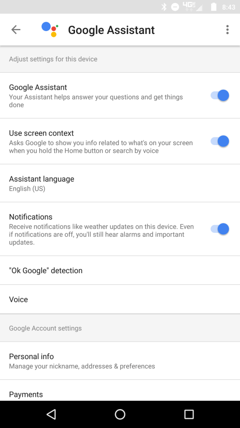 Google adds a new ‘Notification Toggle’ to the Google Assistant settings