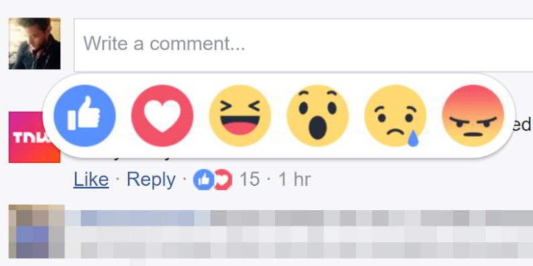 Facebook brings new reaction to comments