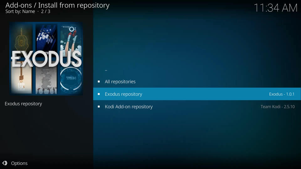 how to install exodus on kodi on 17.3