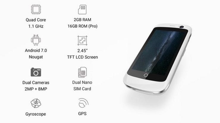 Unihertz launched the world's smallest 4G smartphone in the name of Jelly