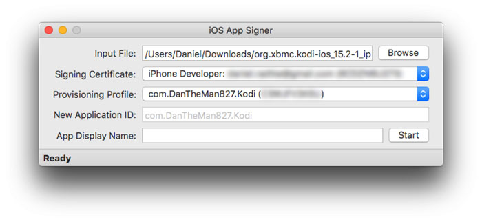 Install Kodi on iOS - Xcode 7