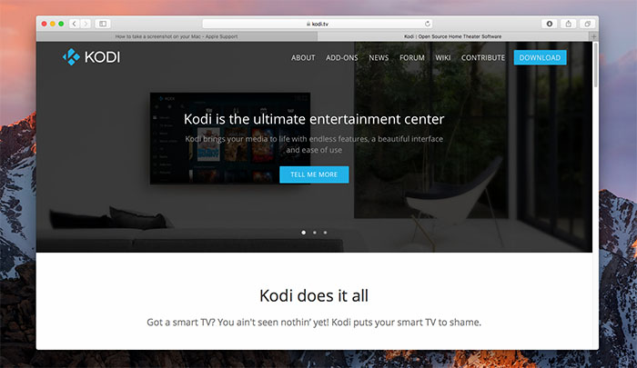 How to download kodi on mac air