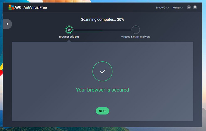 avg free virus software