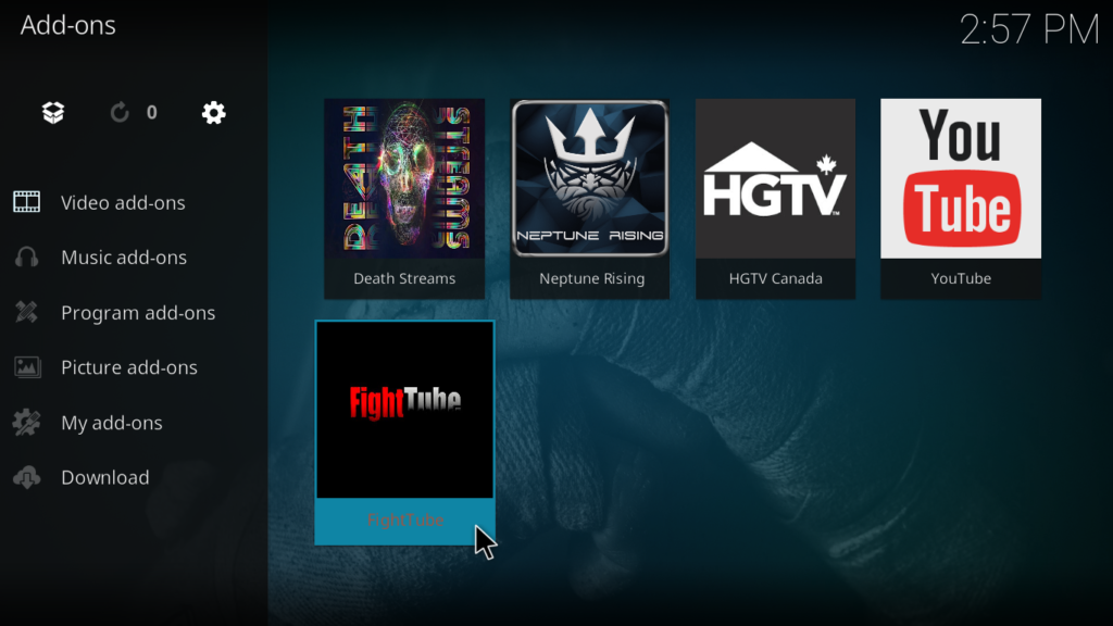 FightTube Kodi Addon