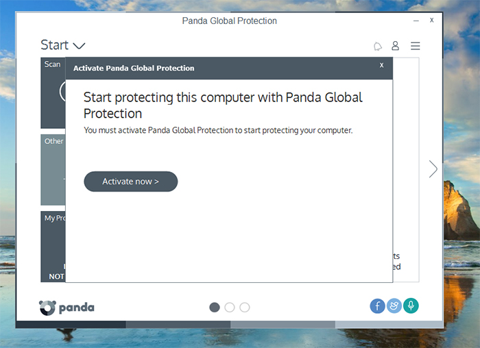 Panda Global Protection Antivirus Welcome 2