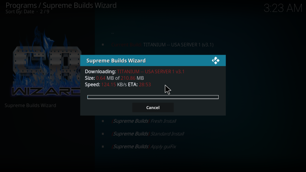 titanium build kodi 18