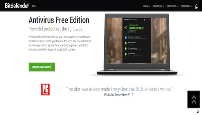 internet bitdefender antivirus