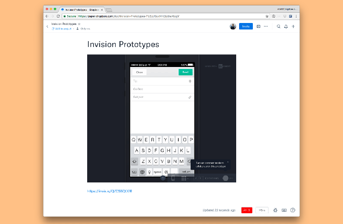 exporting dropbox paper