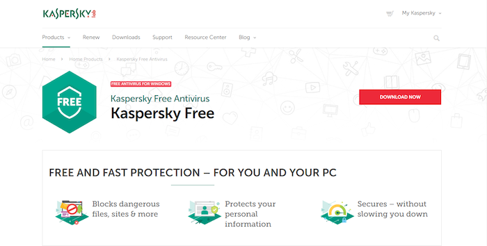 Kaspersky free antivirus download for pc