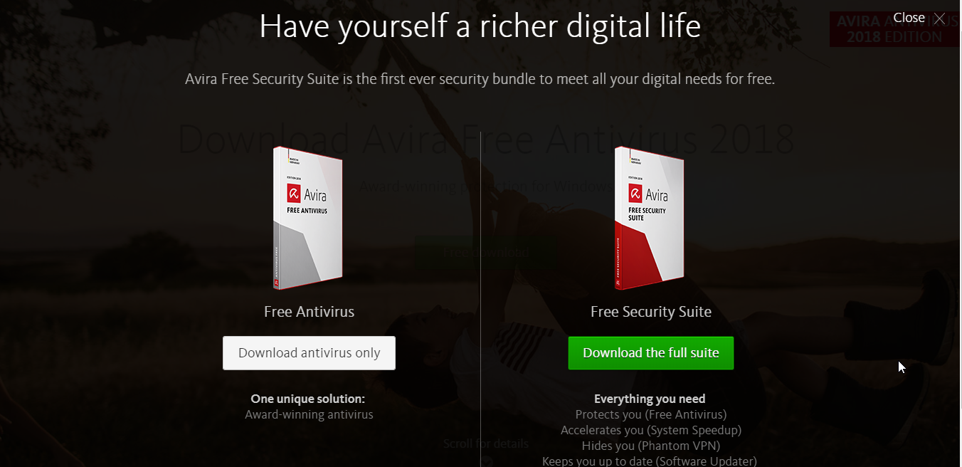 avira free security suite test