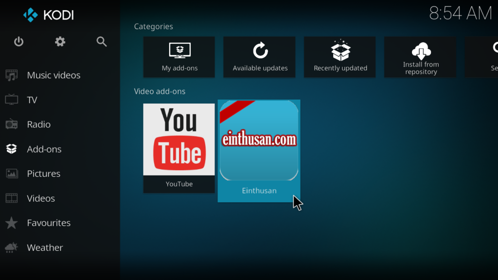 Einthusan Kodi Addon - Installation Guide - TechNadu