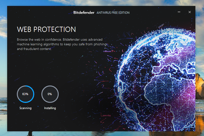 Active Scan During Installation Bitdefender Free Antivirus