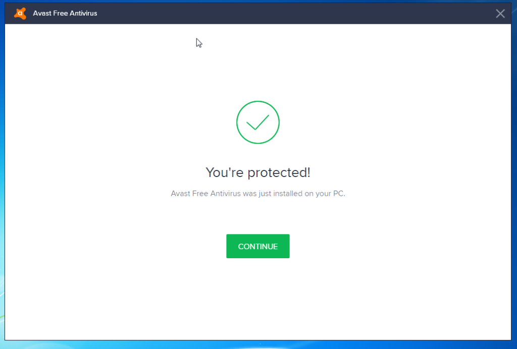 Avast Free Antivirus Installation