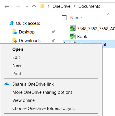 OneDrive Syncing