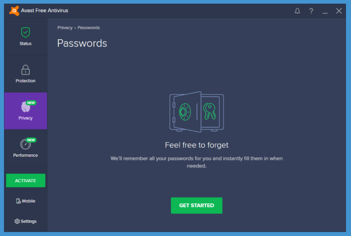 avast passwords extension firefox