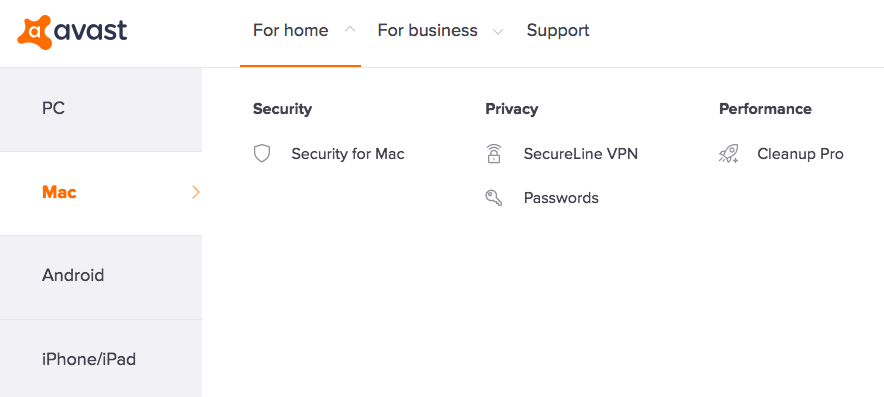 Avast Free Antivirus supported devices