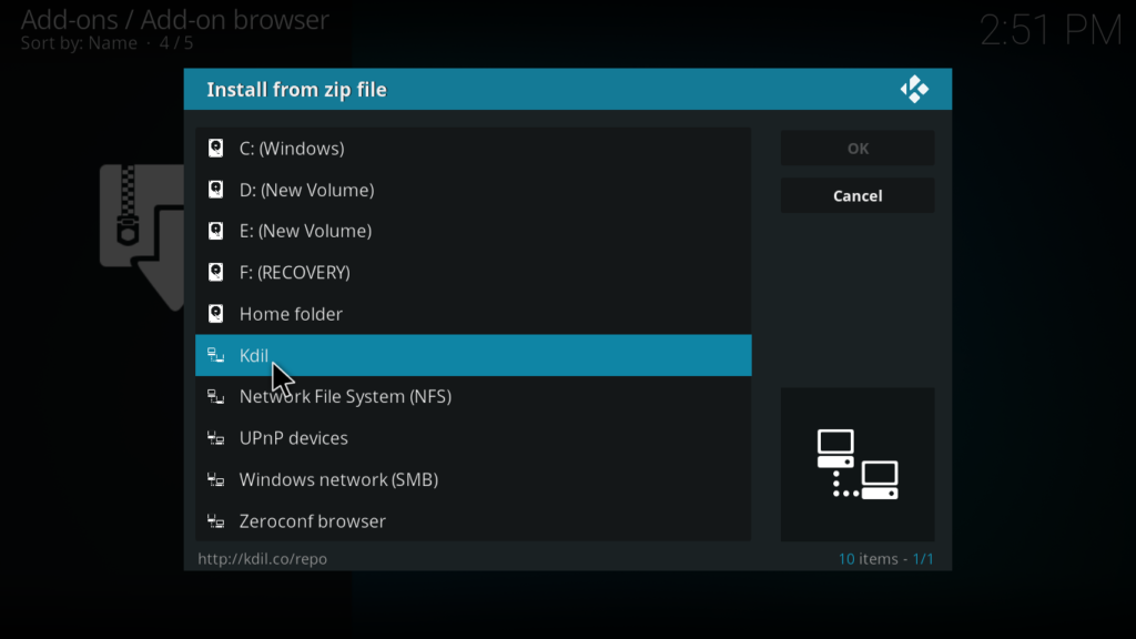 Zem TV Kodi Addon - Kdil