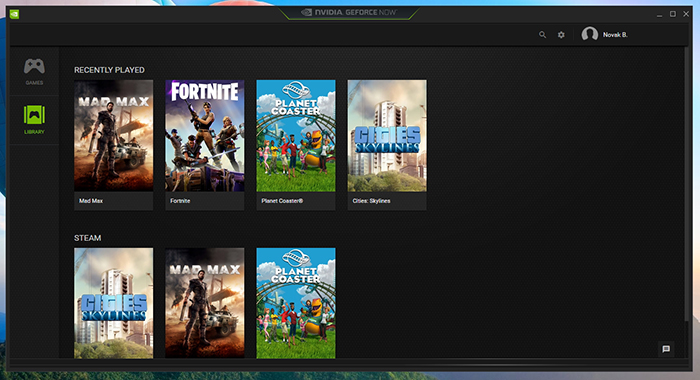 geforce now game library - fortnite geforce now down