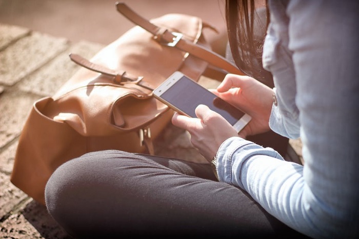 Woman with Smartphone