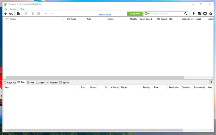 setting up utorrent on my browser