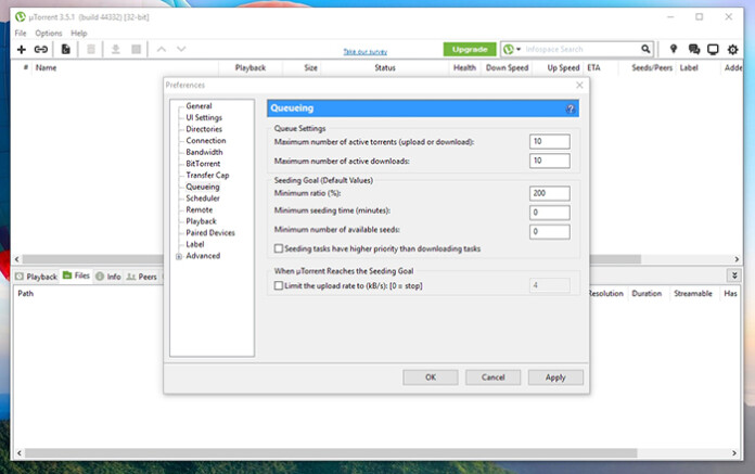 best utorrent settings best utorrent settings