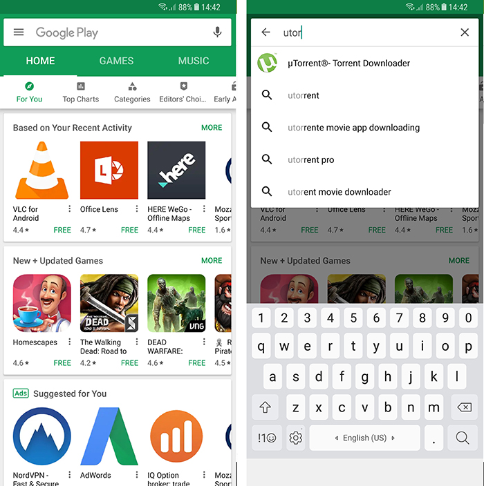 utorrent free download for android