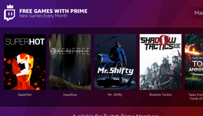 Free Games From Amazon and Twitch
