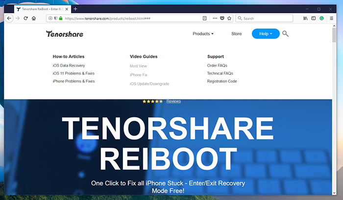 ReiBoot Pro Review - Support