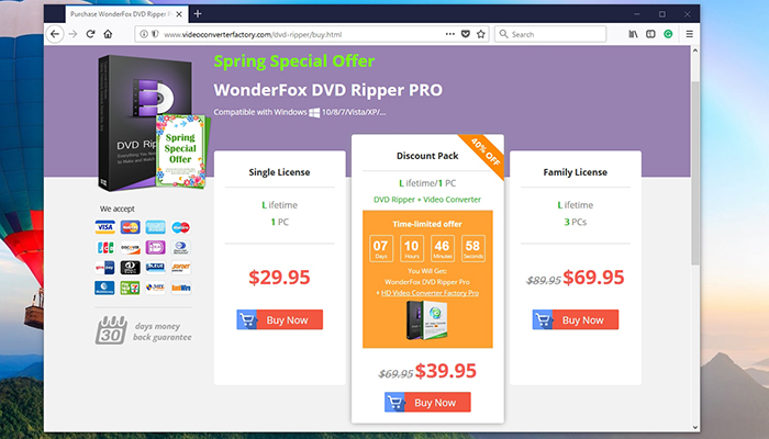 WonderFox DVD Ripper Pro - Pricing
