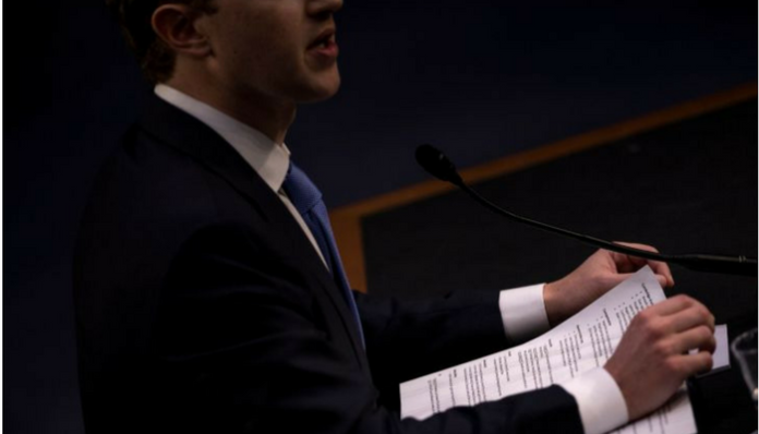 A look Into Zuckerberg’s Notes For The US Senate Hearing A look Into Zuckerberg’s Notes For The US Senate Hearing