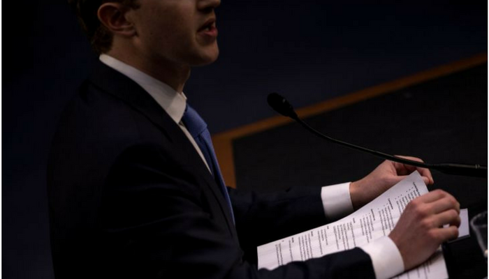 A look Into Zuckerberg’s Notes For The US Senate Hearing