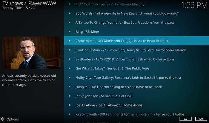 BBC iPlayer Kodi Addon - Most Popular