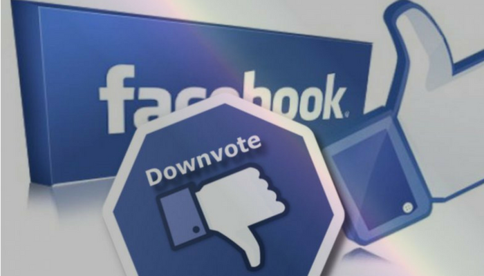 Facebook Is Testing A Downvote Button