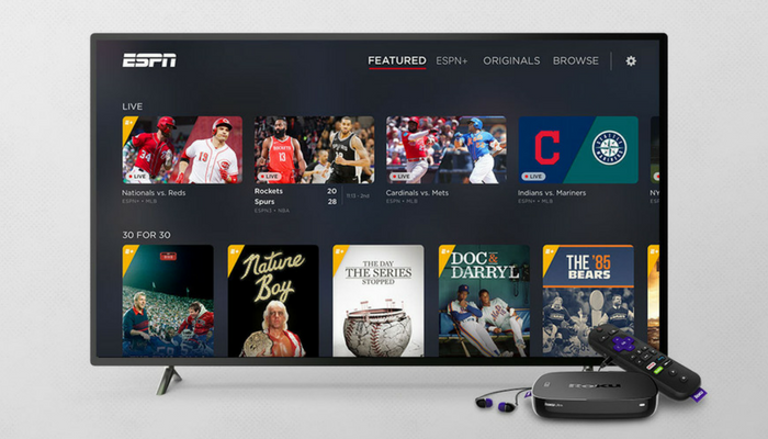 Roku Now Offering ESPN+ Direct-to-Consumer Subscription