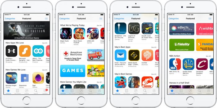 iOS 11's new App Store boosts downloads by 800% for featured apps