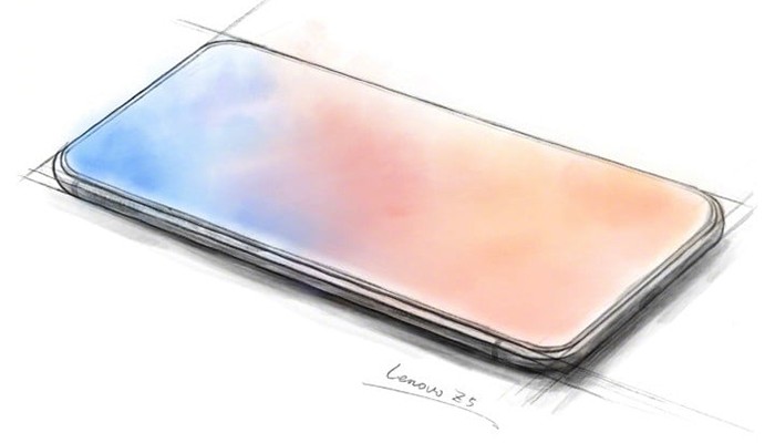 Lenovo Released Concept Sketch Showing Z5 Without Bezels And Notch