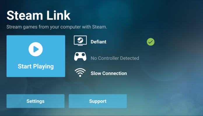 steam link app android tv