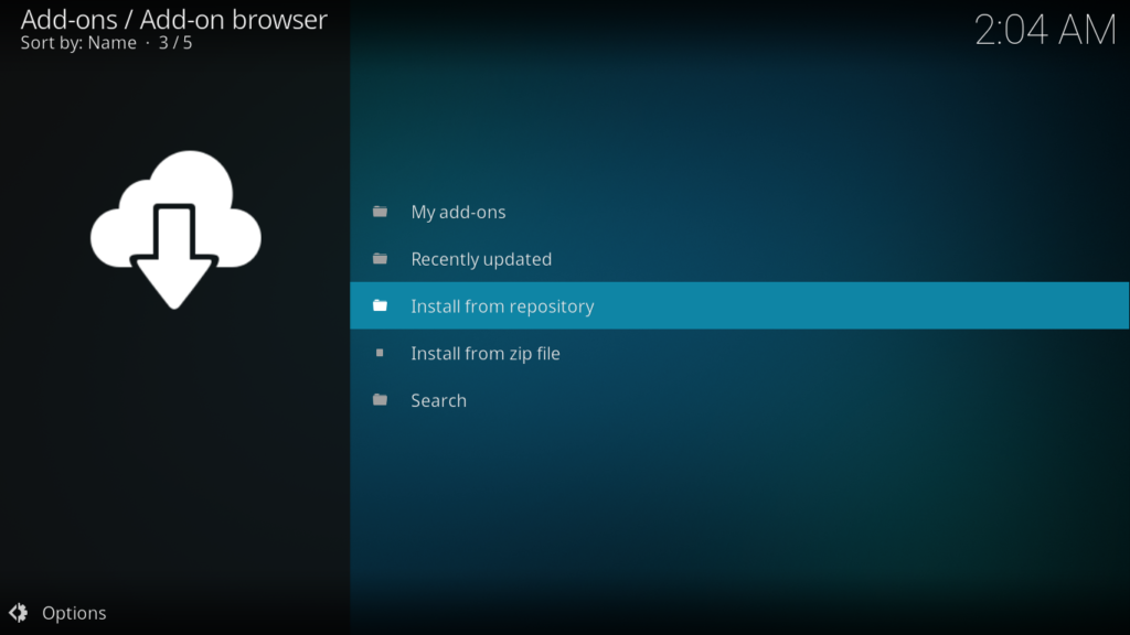 Filmrise Kodi Addon - Install from Repository