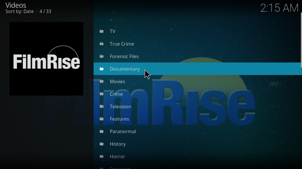 Filmrise Kodi Addon - What to expect