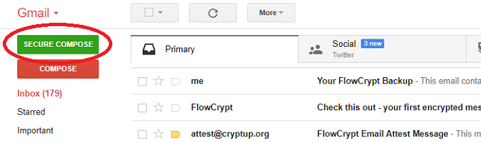 Flowcrypt Secure Compose