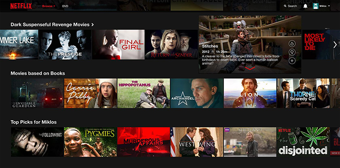 programs shown by netflix