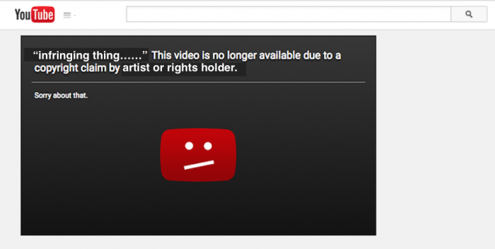 YouTube Copyright Infringement
