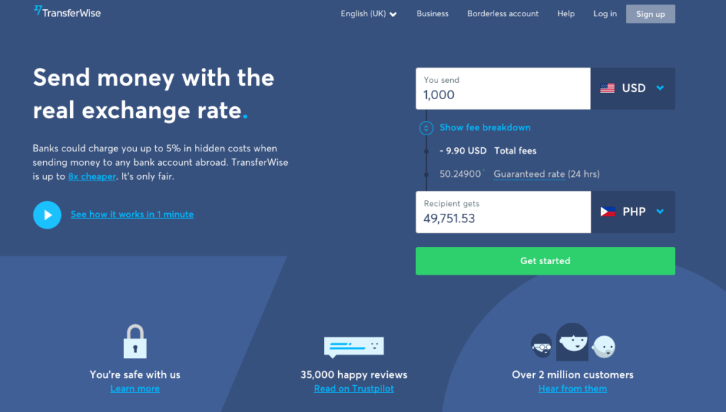 PayPal Alternatives - transferwise