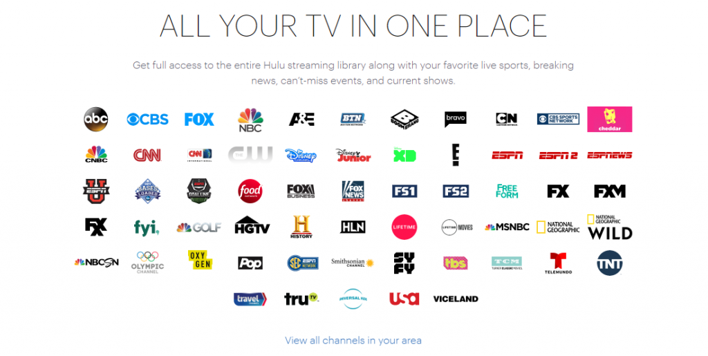 hulu channels