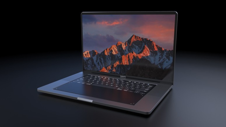Dynamic Keyboard and Trackpad Shown Off in Apple MacBook Pro Concept