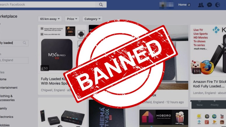 Kodi Box and Cracked Streaming Player Sales Banned on Facebook