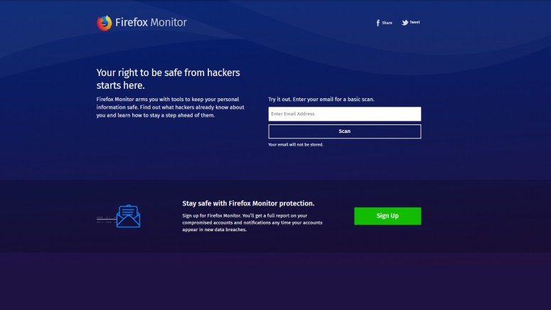 Mozilla Announces Firefox Monitor for Tracking Data Breaches
